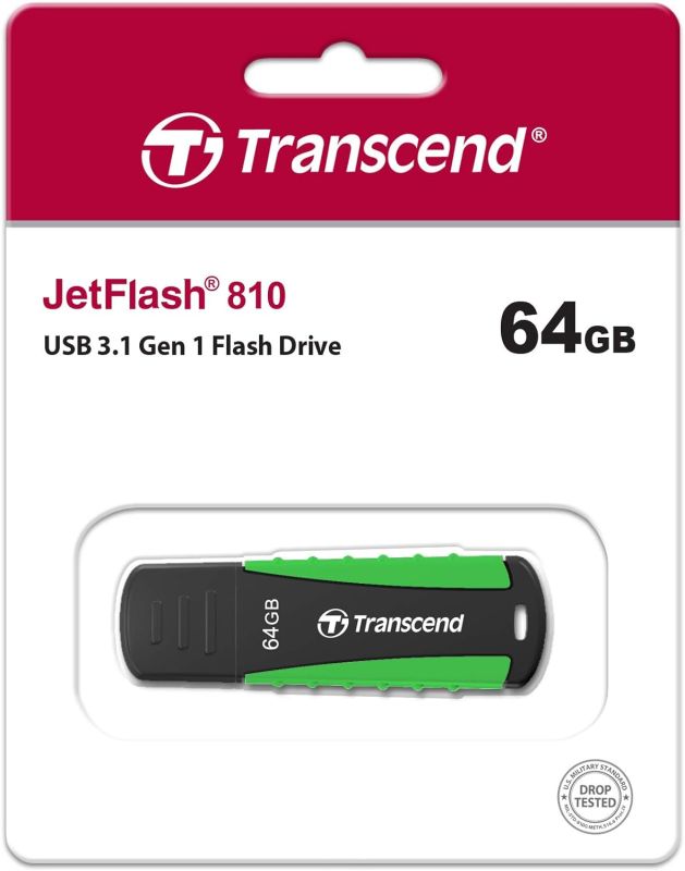 Накопичувач Transcend  64GB USB 3.1 Type-A JetFlash 810 Rugged