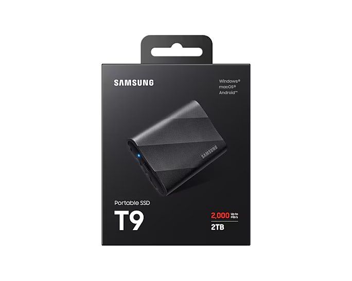 Портативный SSD Samsung  2TB USB 3.2 Gen 2 Type-C T9