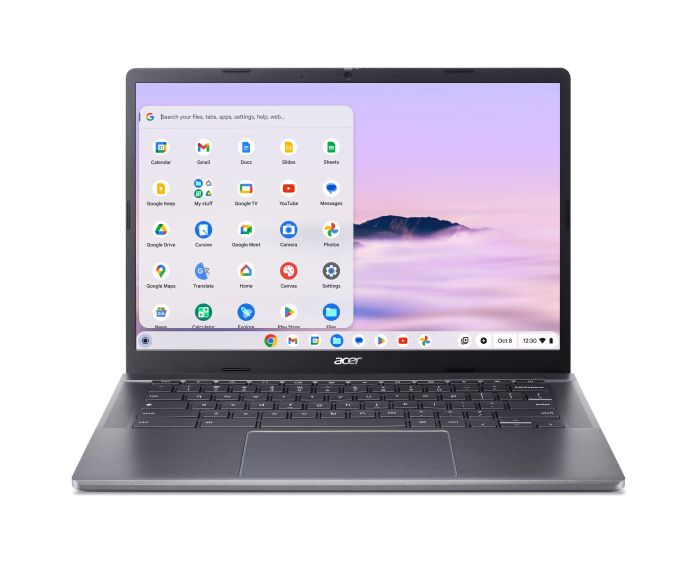 Acer Chromebook Plus CB514-4H 14" FHD IPS, Intel i3-N305, 8GB, F512GB, UMA, ChromeOS, Steel Gray