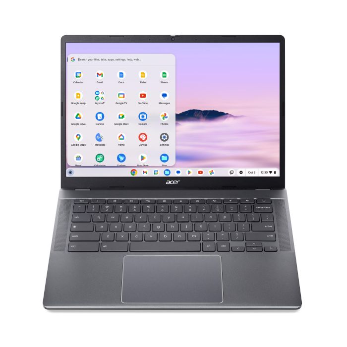 Acer Chromebook Plus CB514-4H 14" FHD IPS, Intel i3-N305, 8GB, F512GB, UMA, ChromeOS, Steel Gray