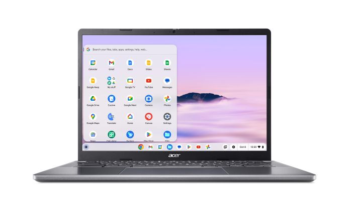 Acer Chromebook Plus CB514-3HT 14" WUXGA IPS Touch, AMD R3-7320C, 8GB, F512GB, UMA, ChromeOS, Steel Gray