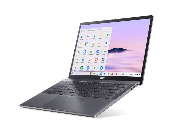 Acer Chromebook Plus CB514-3HT 14" WUXGA IPS Touch, AMD R3-7320C, 8GB, F512GB, UMA, ChromeOS, Steel Gray