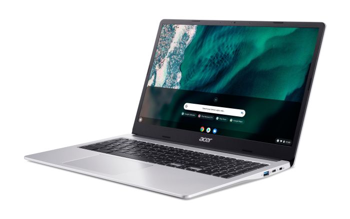 Ноутбук Acer Chromebook CB315-4H 15" FHD IPS, Intel C N4500, 8GB, F128GB, UMA, ChromeOS, серебристый