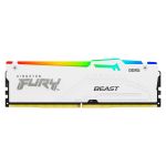 Пам'ять ПК Kingston DDR5 32GB 6000 FURY Beast  RGB EXPO Білий