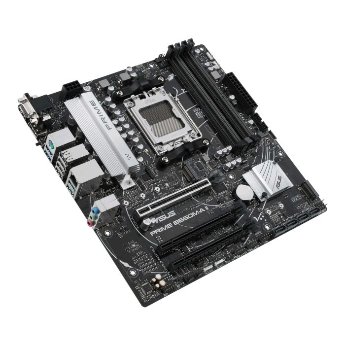 Материнcкая плата ASUS PRIME B650M-A II-CSM sAM5 B650 4xDDR5 M.2 D-Sub HDMI DP mATX