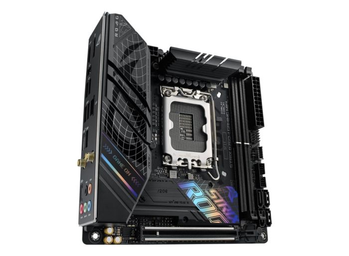 ASUS Motherboard ROG STRIX B760-I GAMING WIFI s1700 B760 2xDDR5 M.2 HDMI DP Wi-Fi BT mITX