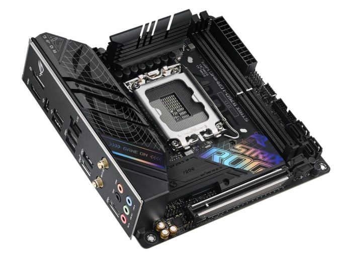 ASUS Motherboard ROG STRIX B760-I GAMING WIFI s1700 B760 2xDDR5 M.2 HDMI DP Wi-Fi BT mITX