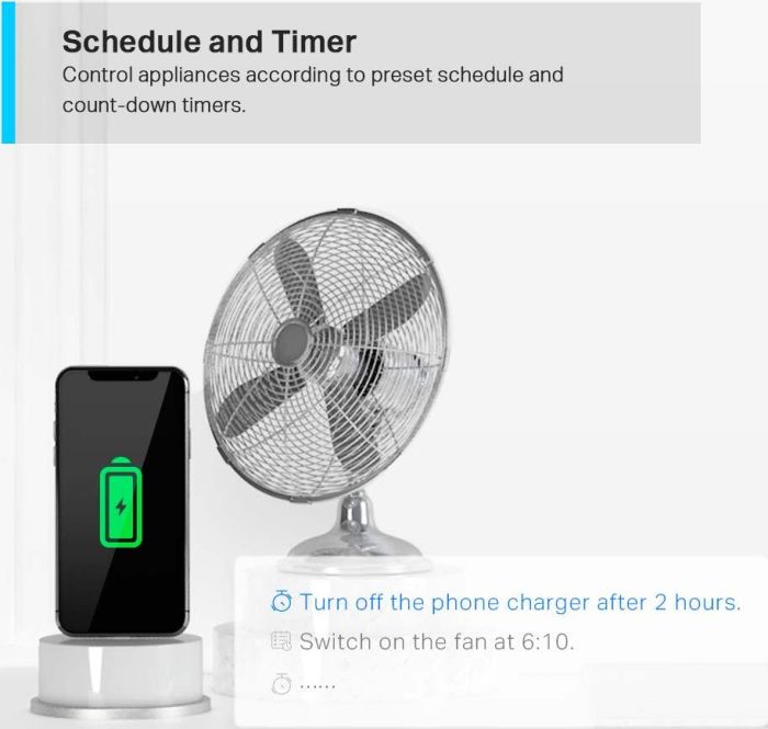 Smart-розетка компактная TP-LINK Tapo P100M N300 BT 10A