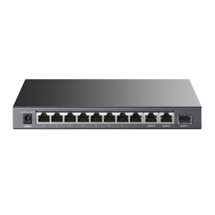 TP-LINK Switch  8x1FE (8xPoE), 2xGE, 1xSFP, 65W, Unmanageable TP-Link TL-SL1311P