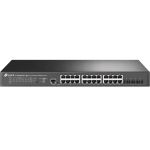 Комутатор TP-LINK  24x2.5GE (24xPoE), 4xSFP+, 500Вт, Керований L2 TP-Link TL-SG3428XPP-M2