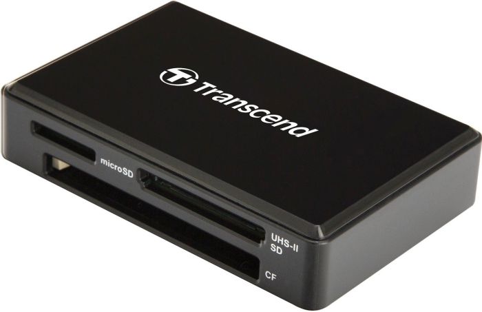 Кардридер Transcend USB 3.1 Type-A > microSD/SD/CF UHS-II Чёрный