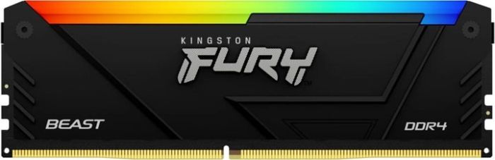 Память ПК Kingston DDR4 16GB KIT (8GBx2) 3200 FURY Beast RGB