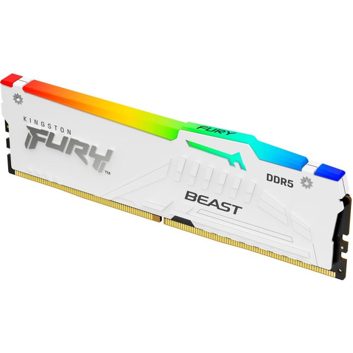 Memory Kingston DDR5 32GB 5200 FURY Beast  RGB XMP White