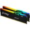 Memory Kingston DDR5 64GB KIT (32GBx2) 5600 FURY Beast RGB XMP