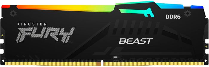 Memory Kingston DDR5 64GB KIT (32GBx2) 5600 FURY Beast RGB XMP