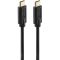 Hama сable charge/data USB-С > USB-C, 1,5м, black