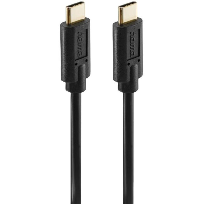 Hama сable charge/data USB-С > USB-C, 1,5м, black