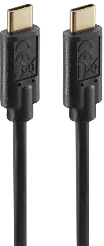 Hama сable charge/data USB-С > USB-C, 1,5м, black