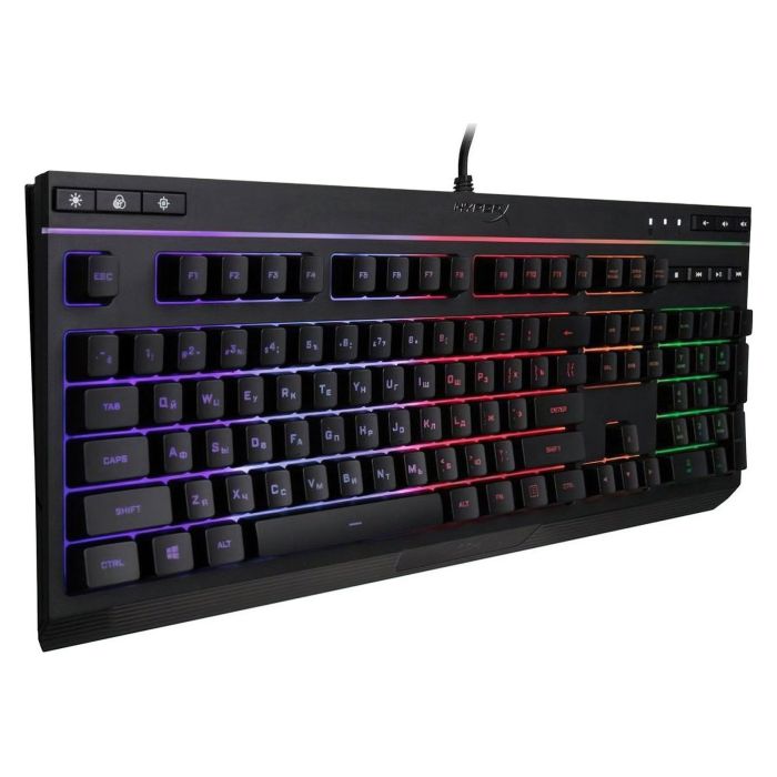 HyperX membrane keyboard Alloy Core 114key, USB-A, EN/UK, RGB, black