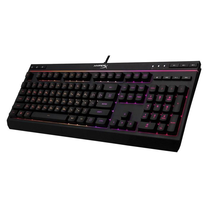 HyperX membrane keyboard Alloy Core 114key, USB-A, EN/UK, RGB, black