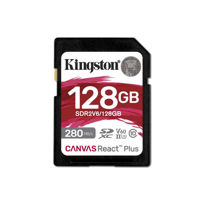 Карта памяти Kingston SD  128GB C10 UHS-II U3 R280/W100MB/s