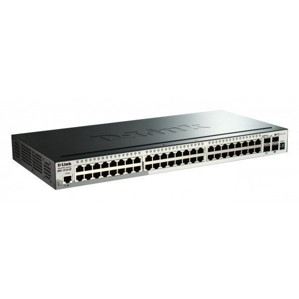 Switch  48xGE, 2x10GE, 2xSFP+, L2+, Stack D-Link DGS-1520-52