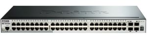 Комутатор   48xGE, 2x10GE, 2xSFP+, Керований, L2+ D-Link DGS-1520-52