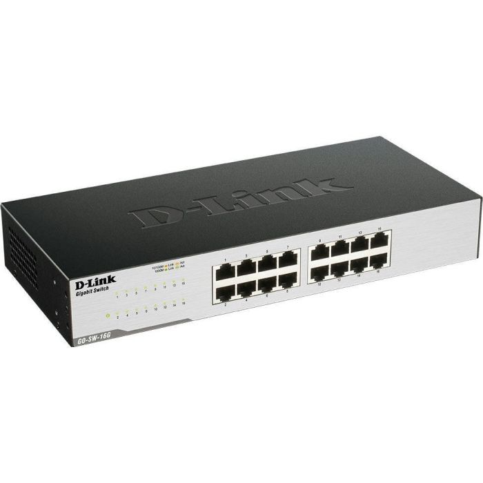 Комутатор   16xGE, Desktop, Некерований D-Link GO-SW-16G