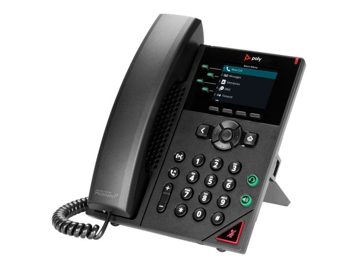 Poly OBi VVX 250 4-Line IP Phone and PoE-enabled