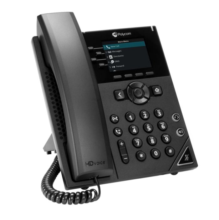Poly OBi VVX 250 4-Line IP Phone and PoE-enabled