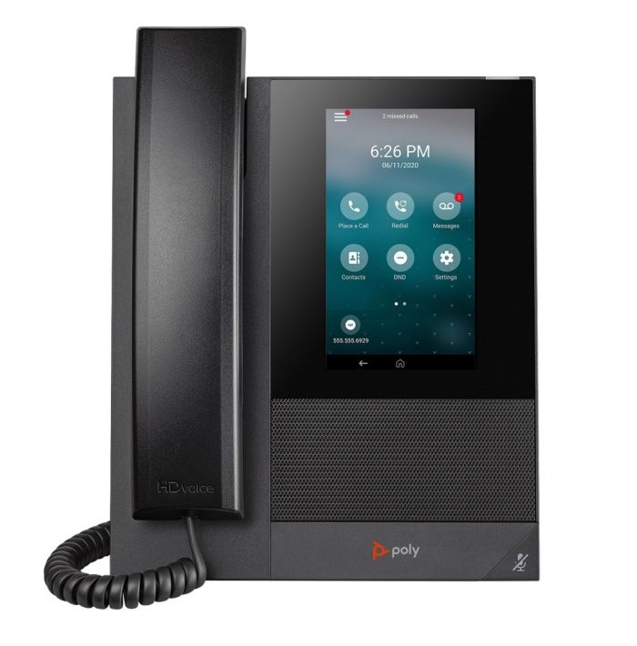Poly CCX 400 Business Media Phone for Microsoft Teams and PoE-enabled