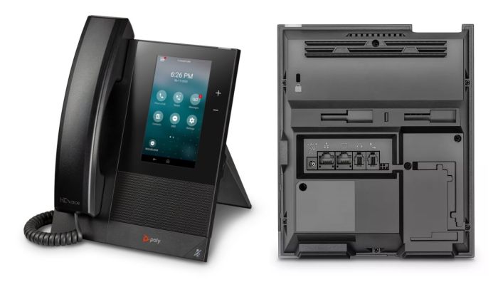 Poly CCX 400 Business Media Phone for Microsoft Teams and PoE-enabled