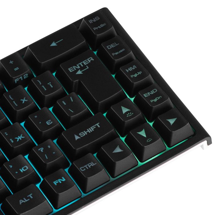Клавіатура мембранна 2E GAMING KG360 68key, USB-A/WL, EN/UA/RU, RGB, чорний