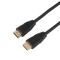 2E Cable HDMI (M/M) 2м, 2.0, Slim High Speed Aluminum, black