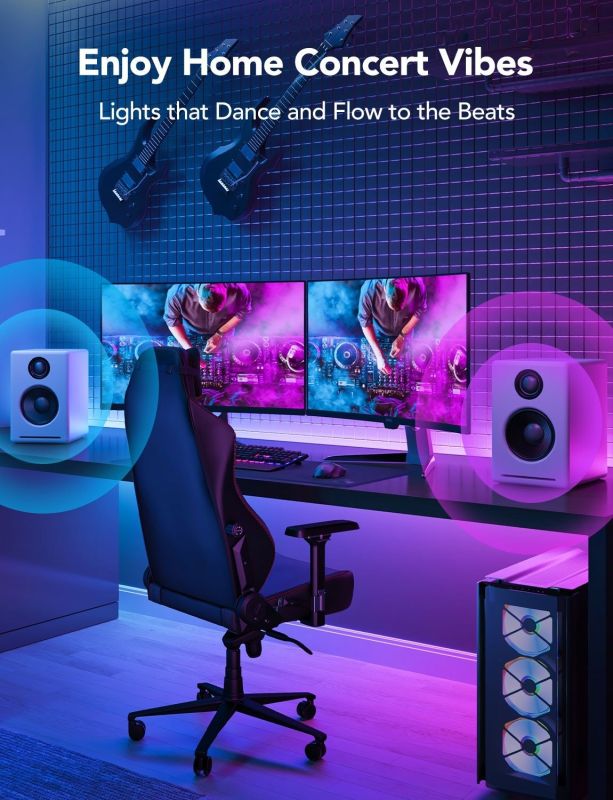 Govee 16.4ft RGBICW LED Strip Lights (5 meter)(updated version support Matter which is compatible with Homekit, Smarthings)