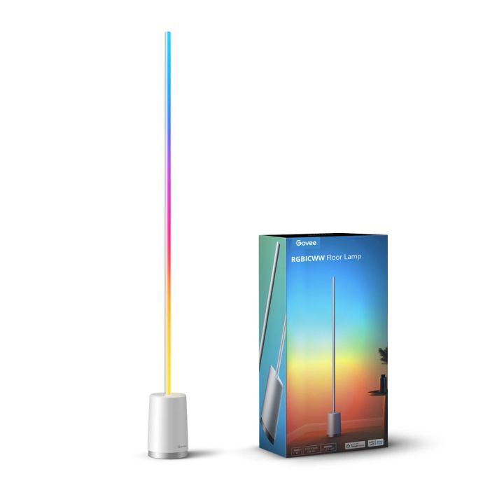 Торшер умный Govee H6072 Lyra, 1500Lm, RGBICWW, WI-FI/Bluetooth, білий