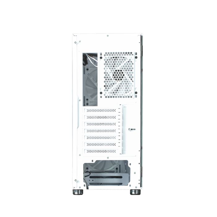 Zalman PC case I3 Neo ARGB without PSU, 2xUSB3.0, 1xUSB2.0, 4x120mm ARGB, VGA 355mm, LCS ready, TG Side Panel, ATX, white