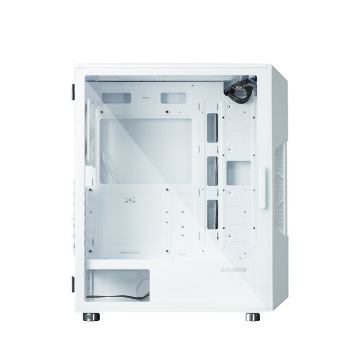 Zalman PC case I3 Neo ARGB without PSU, 2xUSB3.0, 1xUSB2.0, 4x120mm ARGB, VGA 355mm, LCS ready, TG Side Panel, ATX, white