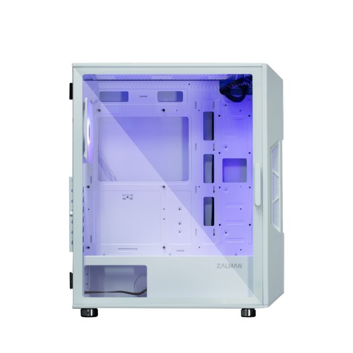 Zalman PC case I3 Neo ARGB without PSU, 2xUSB3.0, 1xUSB2.0, 4x120mm ARGB, VGA 355mm, LCS ready, TG Side Panel, ATX, white