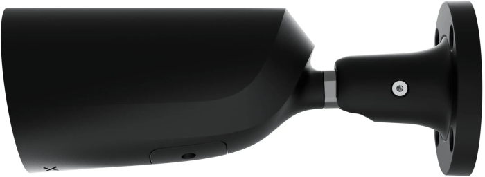 Ajax BulletCam wired IP camera, 5mp, 2.8mm, Poe, True WDR, IP 65, IR 35m, audio, viewing angle 100° to 110°, outdoor, black