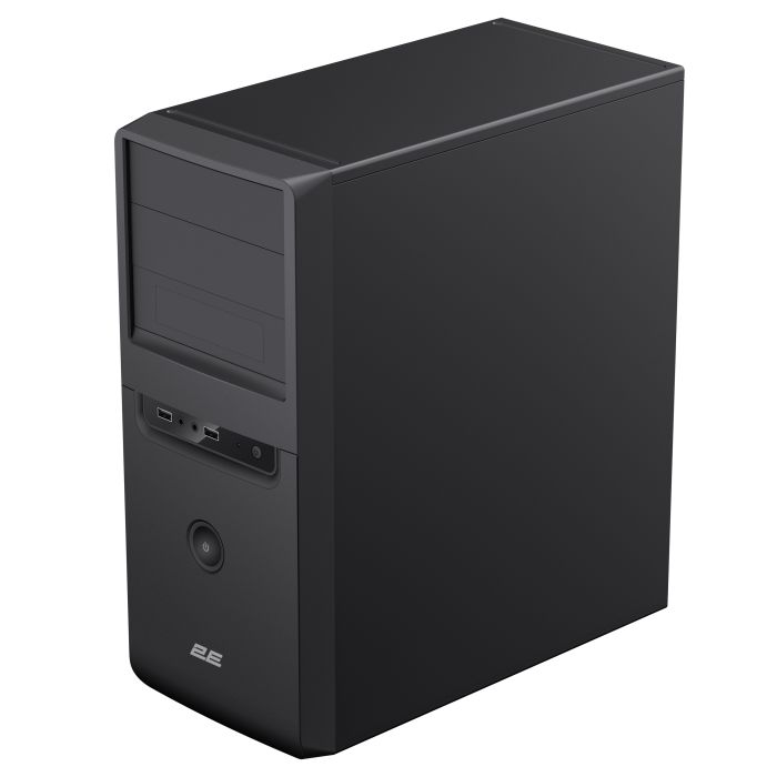 Корпус 2E TeamX TMX01 з БЖ 2E ATX400W 2xUSB2.0 1x80мм, VGA 310мм, ATX чорний