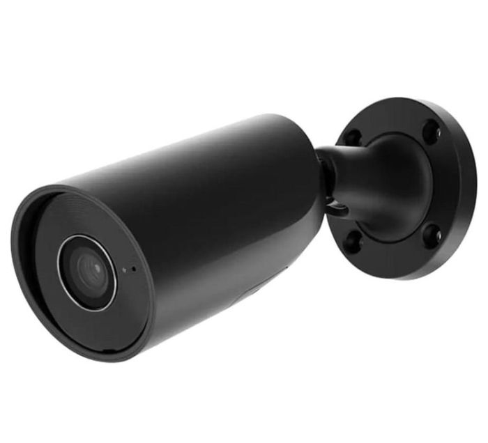 Ajax BulletCam wired IP camera, 8mp, 2.8mm, Poe, True WDR, IP 65, IR 35m, audio, viewing angle 100° to 110°, outdoor, black