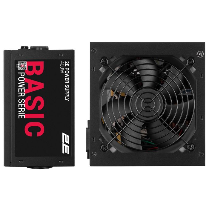 2E PSU Basic Power  (400W), 80%, 120mm, 1xMB 24pin(20+4), 1xCPU 8pin(4+4), 3xMolex, 4xSATA, 1xPCIe 8pin(6+2)