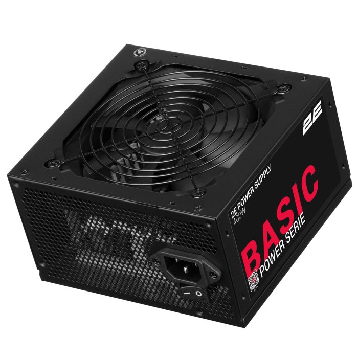 2E PSU Basic Power  (400W), 80%, 120mm, 1xMB 24pin(20+4), 1xCPU 8pin(4+4), 3xMolex, 4xSATA, 1xPCIe 8pin(6+2)
