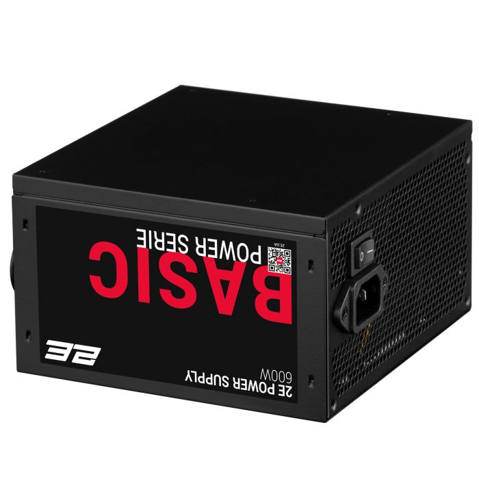 Блок питания 2E Basic Power  (600W), 80%, 120мм, 1xMB 24pin(20+4), 1xCPU 8pin(4+4), 3xMolex, 4xSATA, 2xPCIe 8pin(6+2)