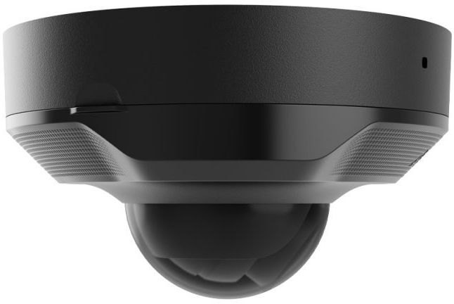 IP-Камера проводная Ajax DomeCam Mini, 8мп, 4мм, Poe, True WDR, IP 65, ИК 30м, аудио, угол обзора 75°до 85°, мини купольная, черная