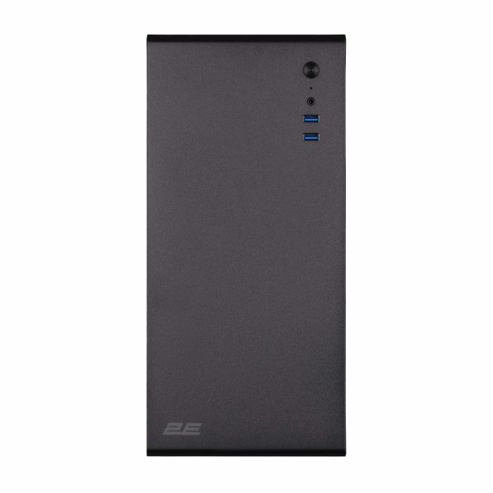 Корпус 2E Credo V200B-400 с БП 2E ATX400, 2xUSB3.0, 1x80мм, VGA 250мм, mATX, чёрный