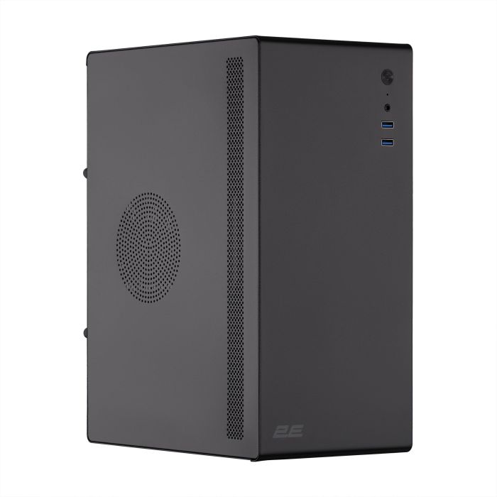 Корпус 2E Credo V200B-400 с БП 2E ATX400, 2xUSB3.0, 1x80мм, VGA 250мм, mATX, чёрный