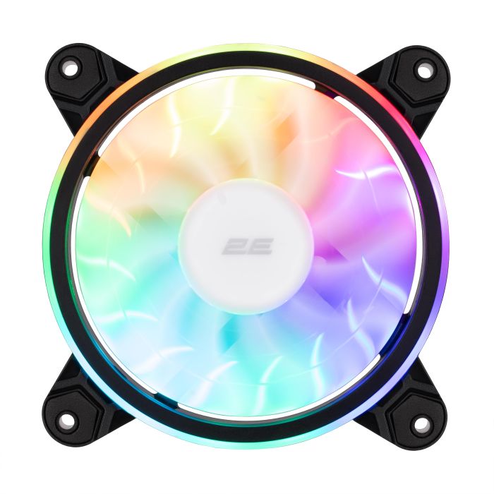 2E GAMING Case Fan Air Cool ACF1206-ARGB, 120mm, 1200rpm, 6pin, 25dBa, black