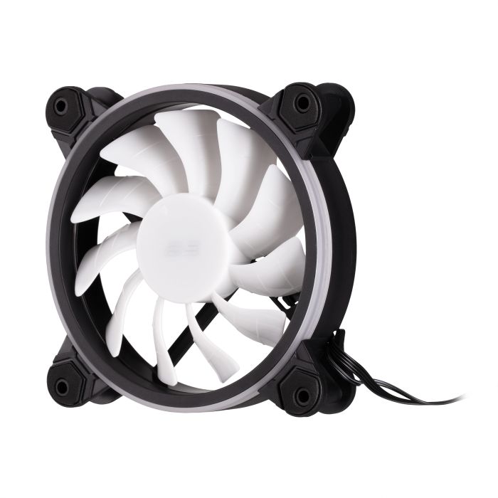 2E GAMING Case Fan Air Cool ACF1206-ARGB, 120mm, 1200rpm, 6pin, 25dBa, black